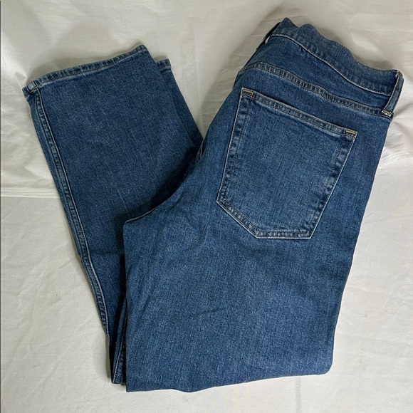 GAP Women's Cheeky Straight High Rise Jeans - Blue - Picture 5 of 5